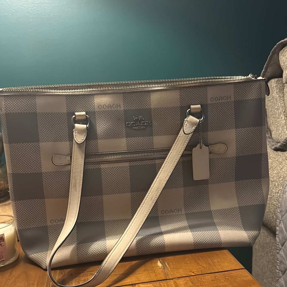 Coach Gray Tote Bag